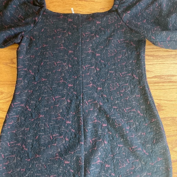 FREE PEOPLE NWT. Sunset Mini Dress in Black Combo. NWT. Size L - Picture 15 of 16